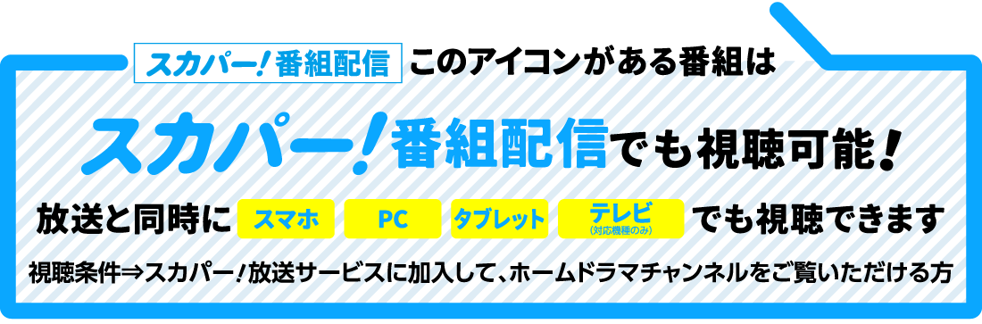 上記の番組はスカパー！番組配信でも視聴可能！