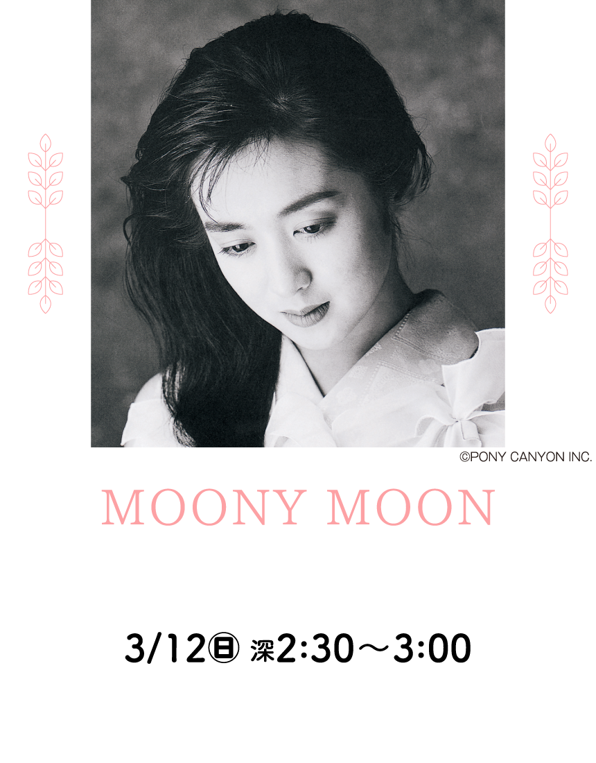 MOONY MOON | 「斉藤由貴セレクション」特設サイト｜ホームドラマチャンネル